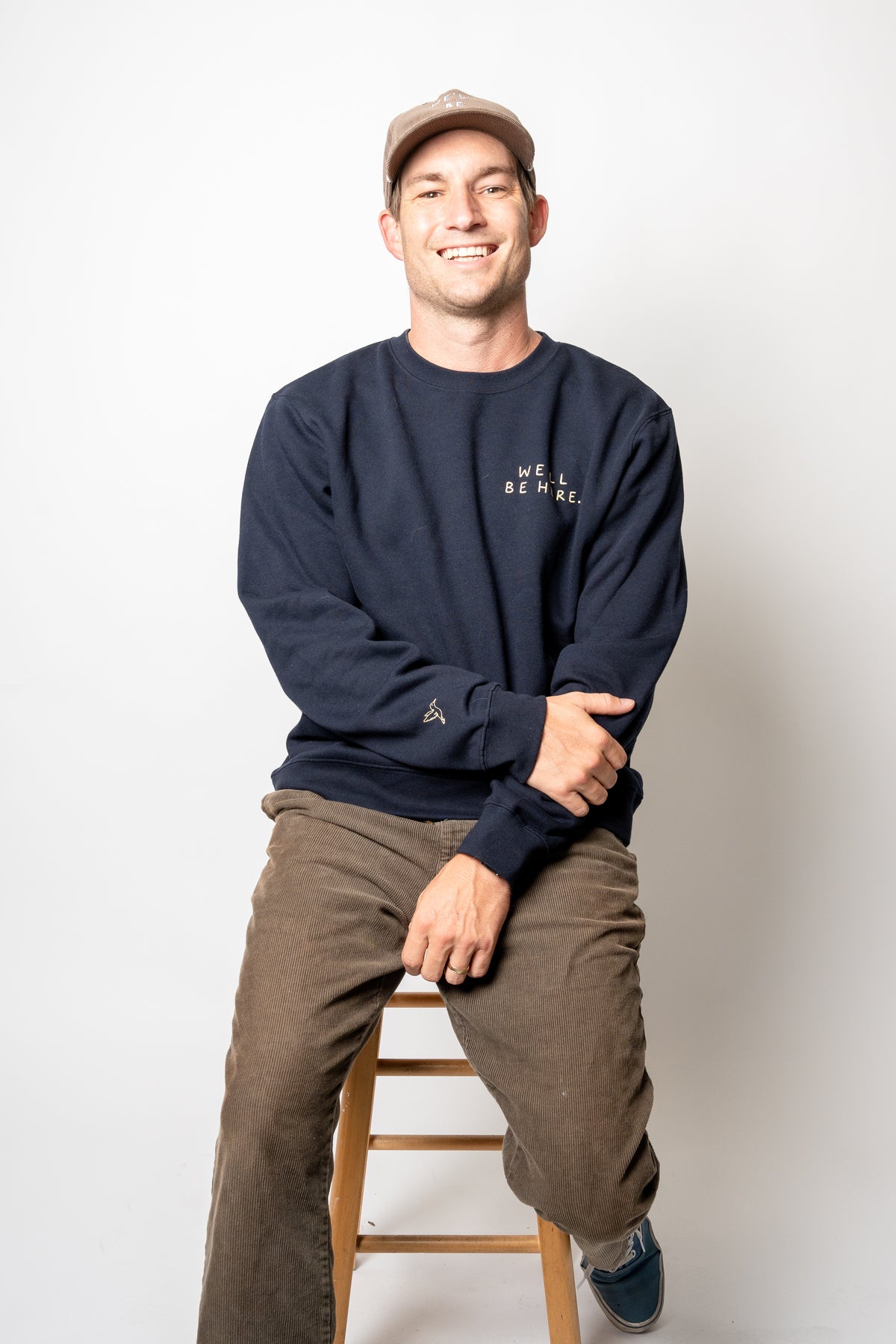 We'll Be Here Hummingbird Crewneck