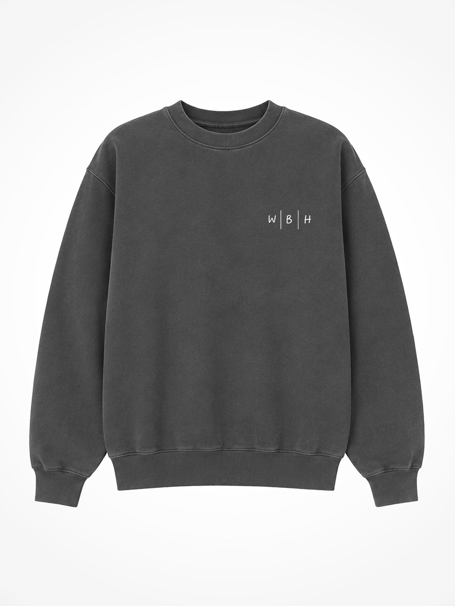 We'll Be Here Crewneck - Ash Black