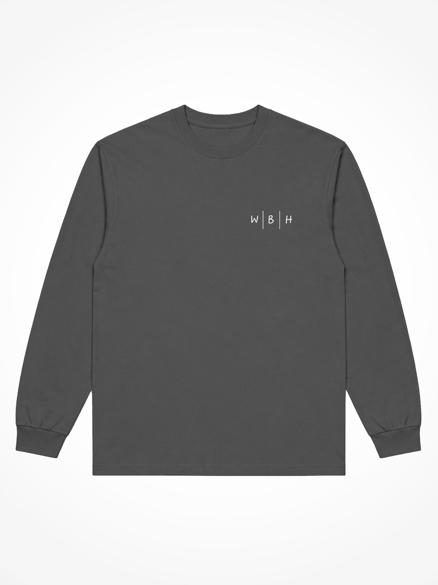 We'll Be Here Long Sleeve Tee - Pepper