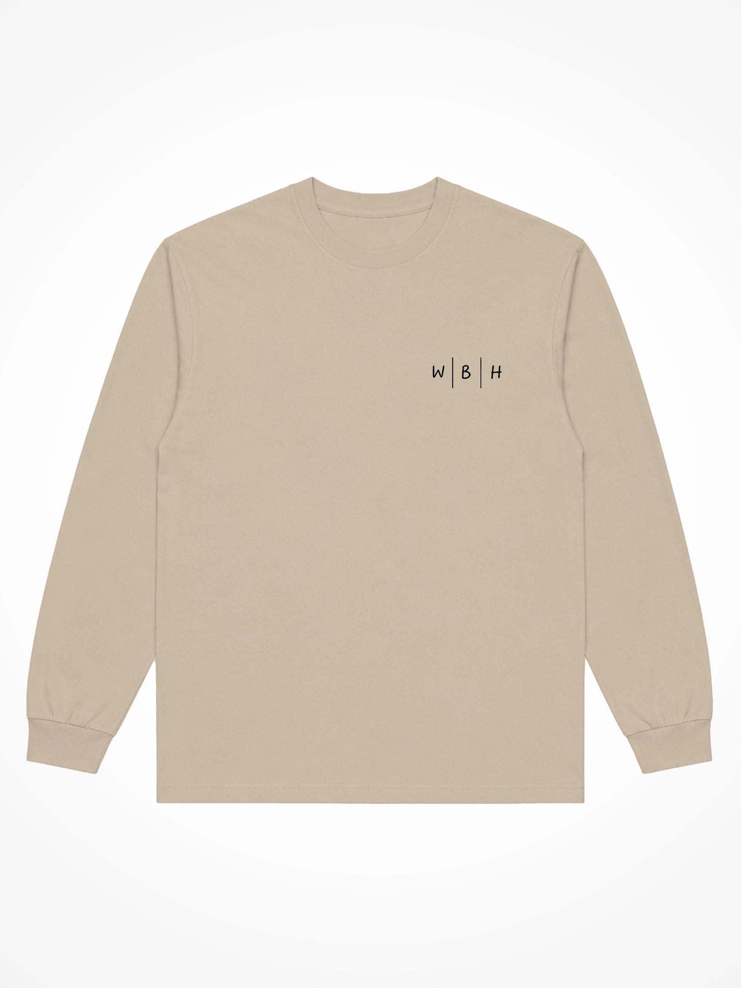 We'll Be Here Long Sleeve Tee - Sandstone